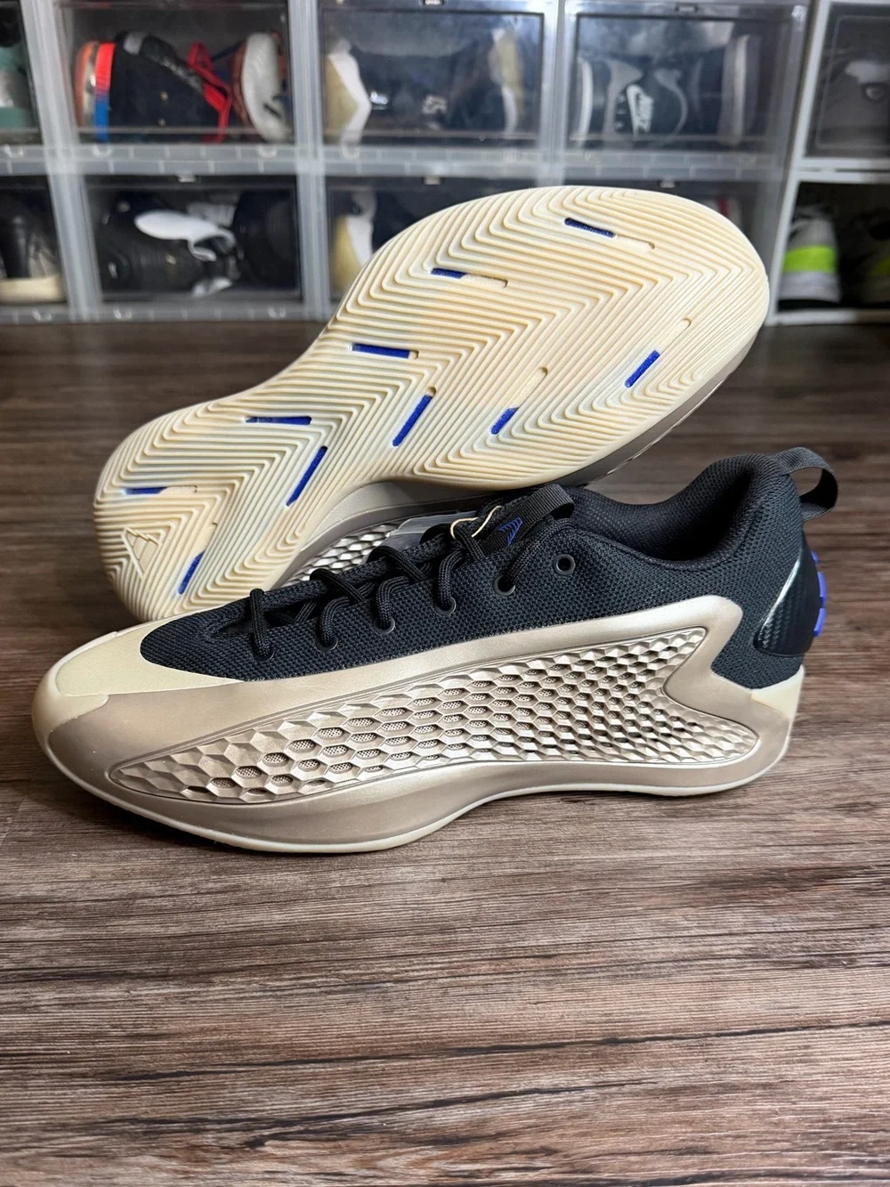 Adidas Anthony Edwards AE 1 Low Champagne Basketball Shoes Brand New Men’s Sz 12